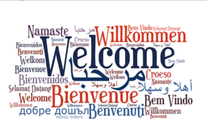 Bienvenue en plusieurs langues